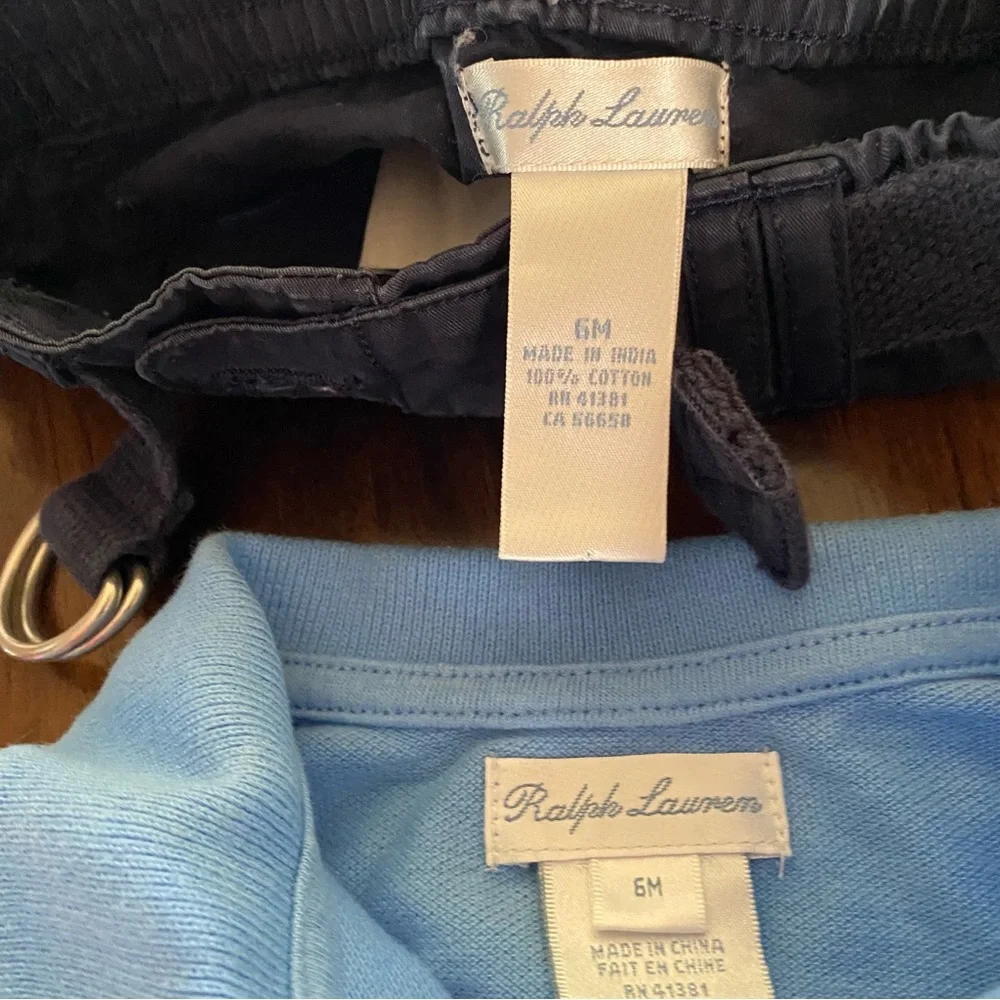 Ralph Lauren Baby Boy Matching Set
